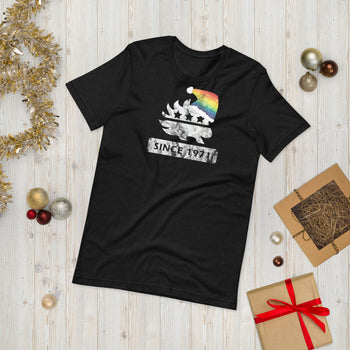 Merry Christmas LGBTQ Porcupine - LGBTQ Liberty Unisex t-shirt - Proud Libertarian - Proud Libertarian