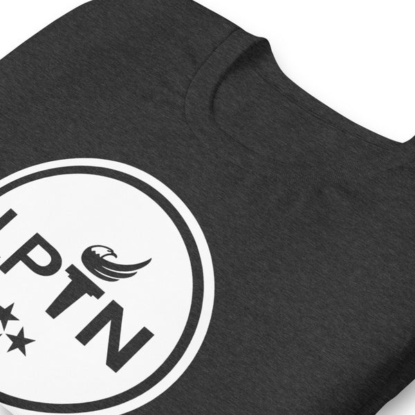 LPTN Logo (White) Short-sleeve unisex t-shirt - Proud Libertarian - Libertarian Party of Tennessee