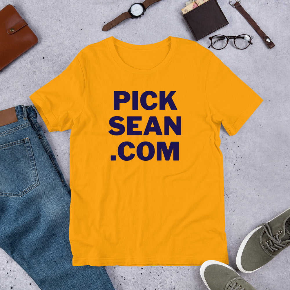 PICKSEAN.COM Short-Sleeve Unisex T-Shirt - Proud Libertarian - Pick Sean Thorne