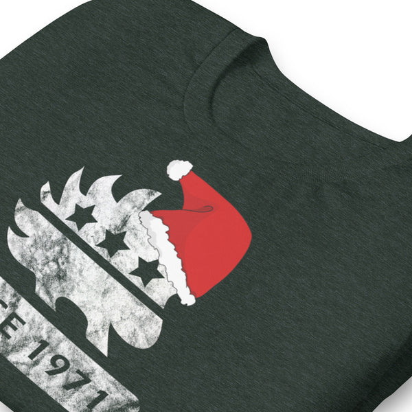 Merry Christmas Libertarian Porcupine - Liberty Unisex t-shirt - Proud Libertarian - Proud Libertarian