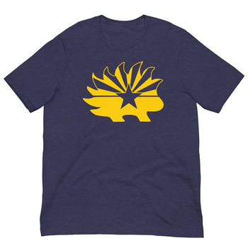 Arizona Libertarian Party Black and Gold Porcupine Unisex t-shirt - Proud Libertarian - Libertarian Party of Arizona