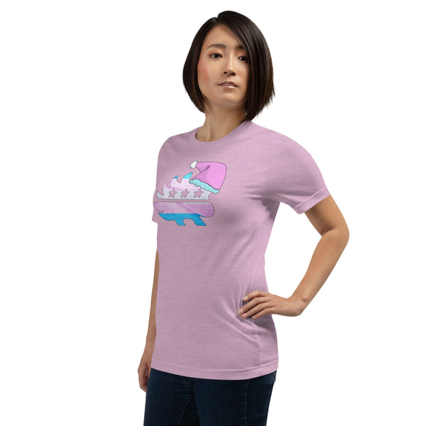 Merry Christmas Trans Porcupine - LGBTQ Liberty Unisex t-shirt - Proud Libertarian - Proud Libertarian