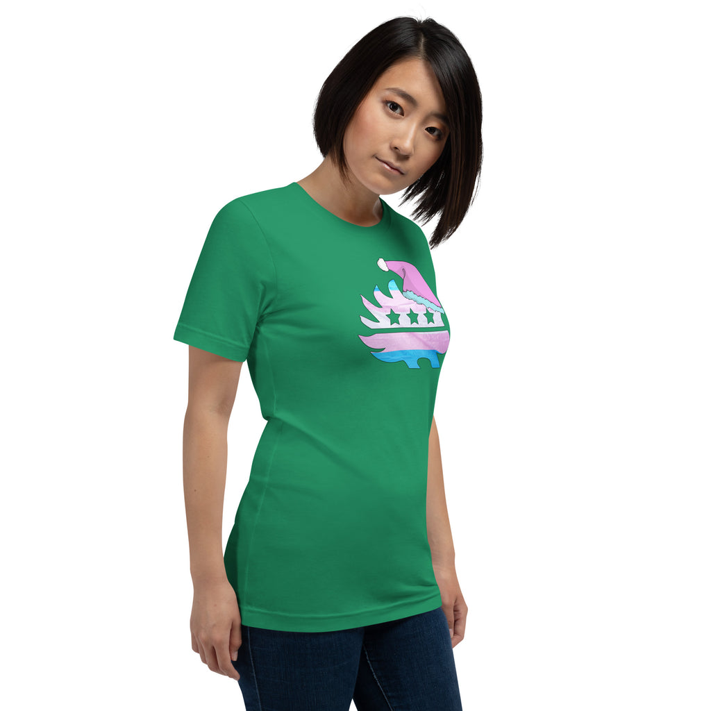 Merry Christmas Trans Porcupine - LGBTQ Liberty Unisex t-shirt - Proud Libertarian - Proud Libertarian