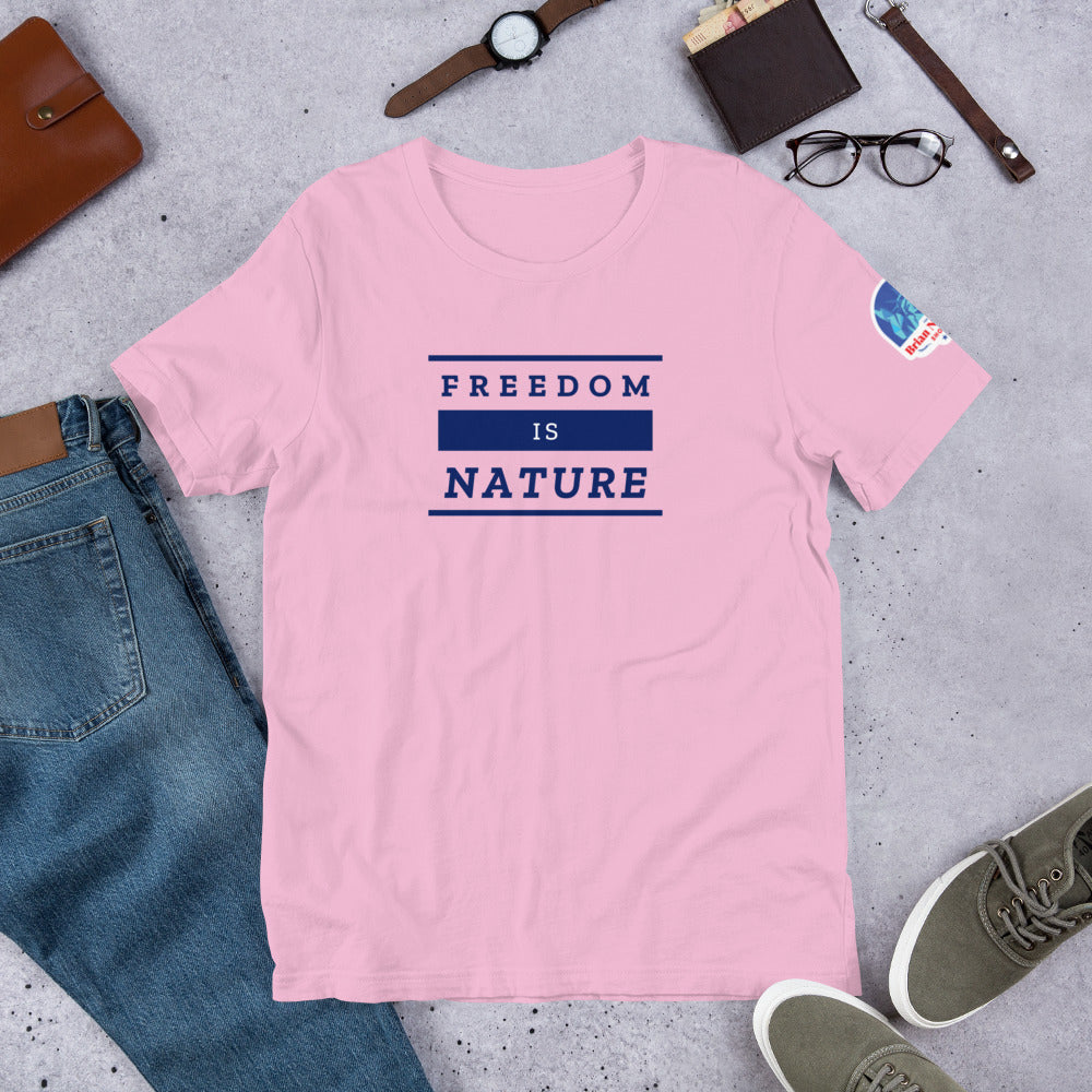 Freedom is Nature Short-Sleeve Unisex T-Shirt - Proud Libertarian - The Brian Nichols Show