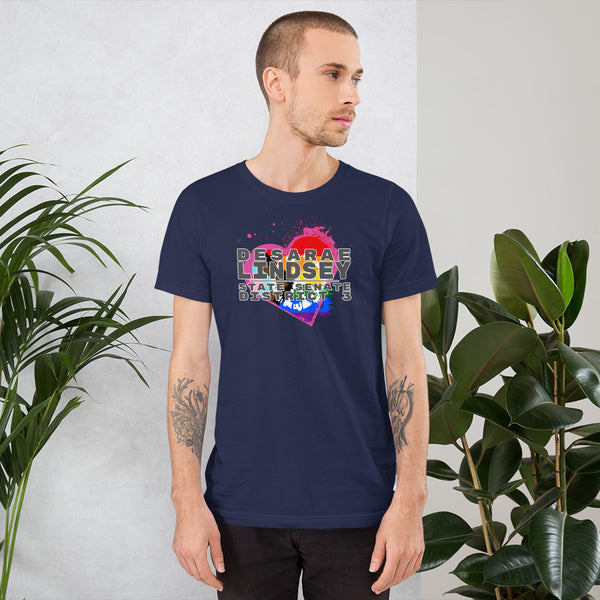 Desarae Lindsey for Texas (LGBT) Short-Sleeve Unisex T-Shirt - Proud Libertarian - Desarae Lindsey for Texas