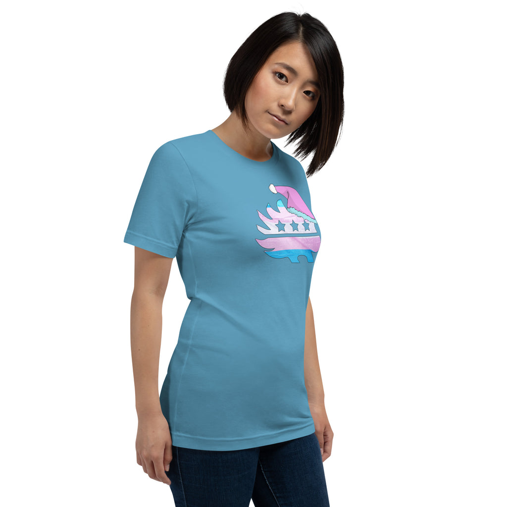 Merry Christmas Trans Porcupine - LGBTQ Liberty Unisex t-shirt - Proud Libertarian - Proud Libertarian