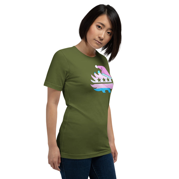 Merry Christmas Trans Porcupine - LGBTQ Liberty Unisex t-shirt - Proud Libertarian - Proud Libertarian