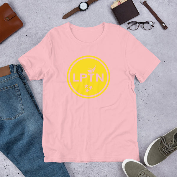 LPTN (Gold) Short-sleeve unisex t-shirt - Proud Libertarian - Libertarian Party of Tennessee