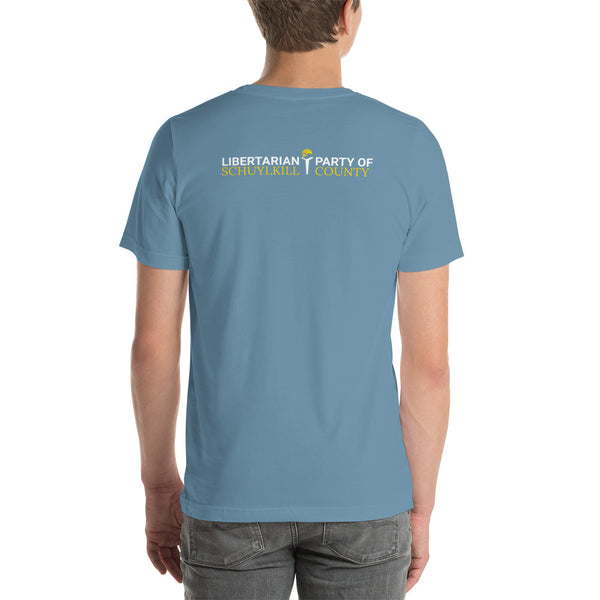 LP Porcupine - Schuylkill County, PA Short-Sleeve Unisex T-Shirt - Proud Libertarian - Proud Libertarian