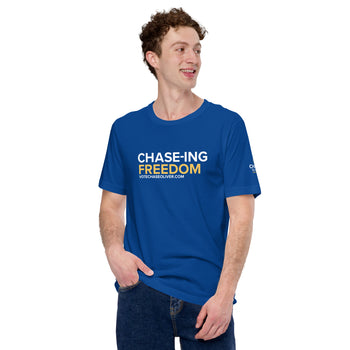 Chase-ing Freedom - Chase Oliver for President Unisex t-shirt - Proud Libertarian - Chase Oliver