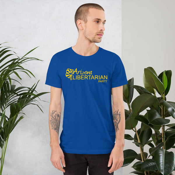 Arizona Libertarian Party Logo Unisex t-shirt - Proud Libertarian - Libertarian Party of Arizona