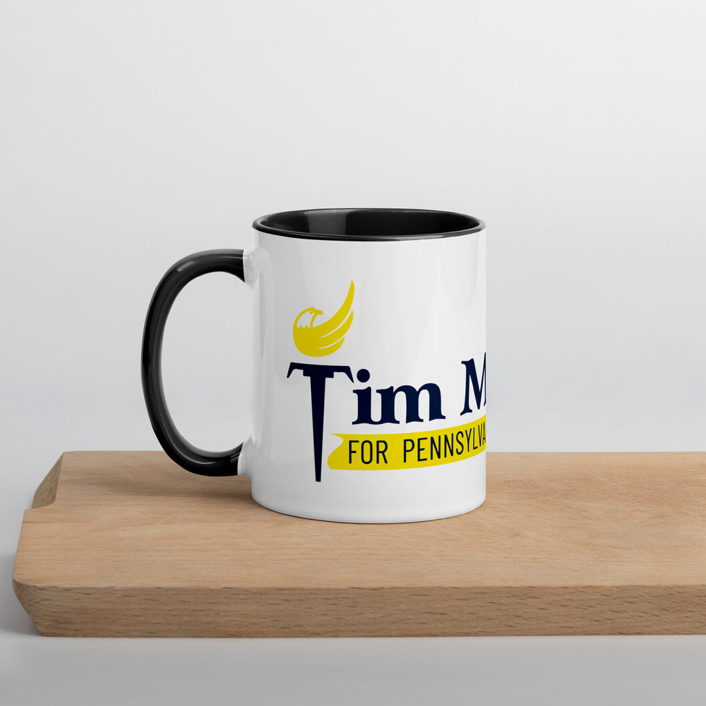 Tim McMaster for Pennsylvania Mug with color inside - Proud Libertarian - Tim McMaster for Pennsylvania