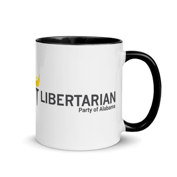 LP Alabama Abolish ABC Mug with Color Inside - Proud Libertarian - Libertarian Party of Alabama