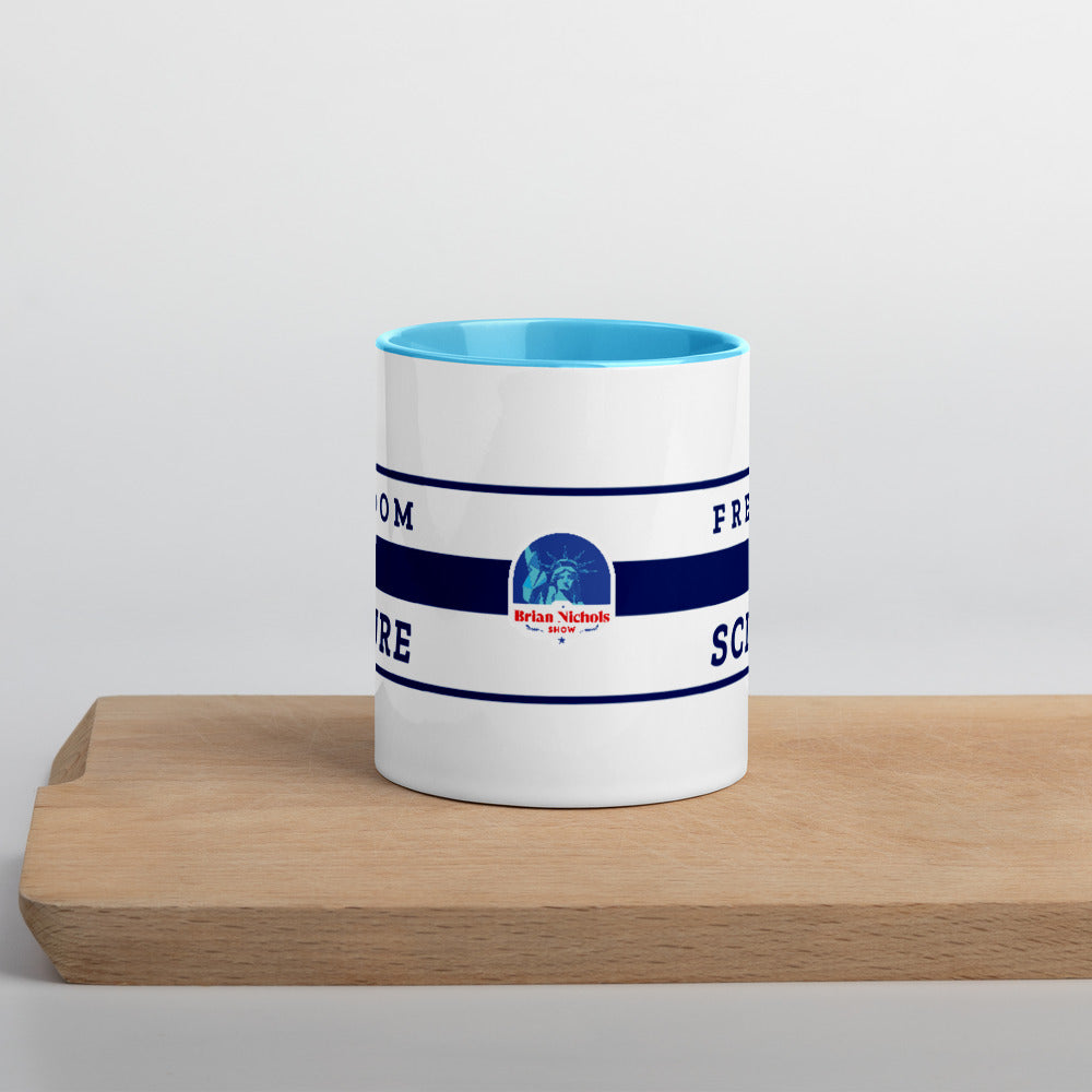 Freedom is Nature, Freedom is Science Mug with Color Inside - Proud Libertarian - The Brian Nichols Show