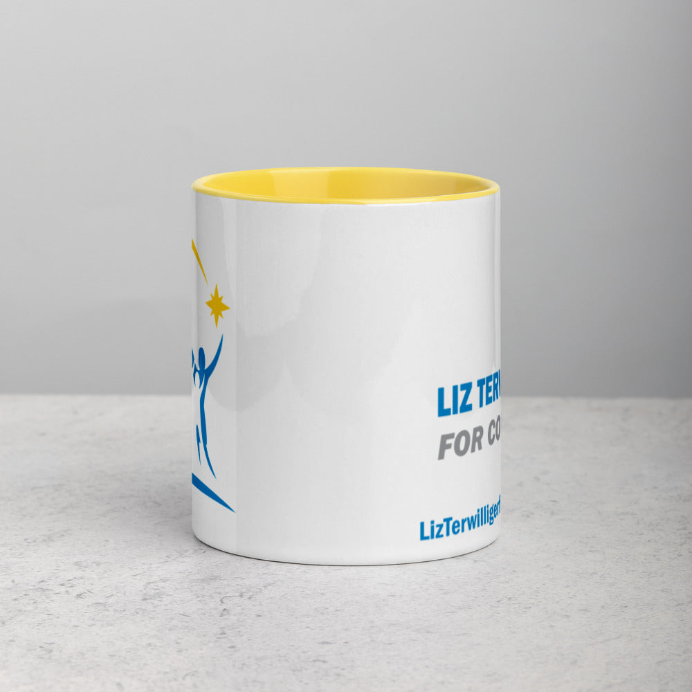 Liz Terwilliger Mug with Color Inside - Proud Libertarian - Terwilliger for Congress