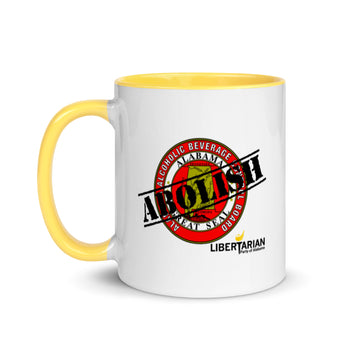 LP Alabama Abolish ABC Mug with Color Inside - Proud Libertarian - Libertarian Party of Alabama