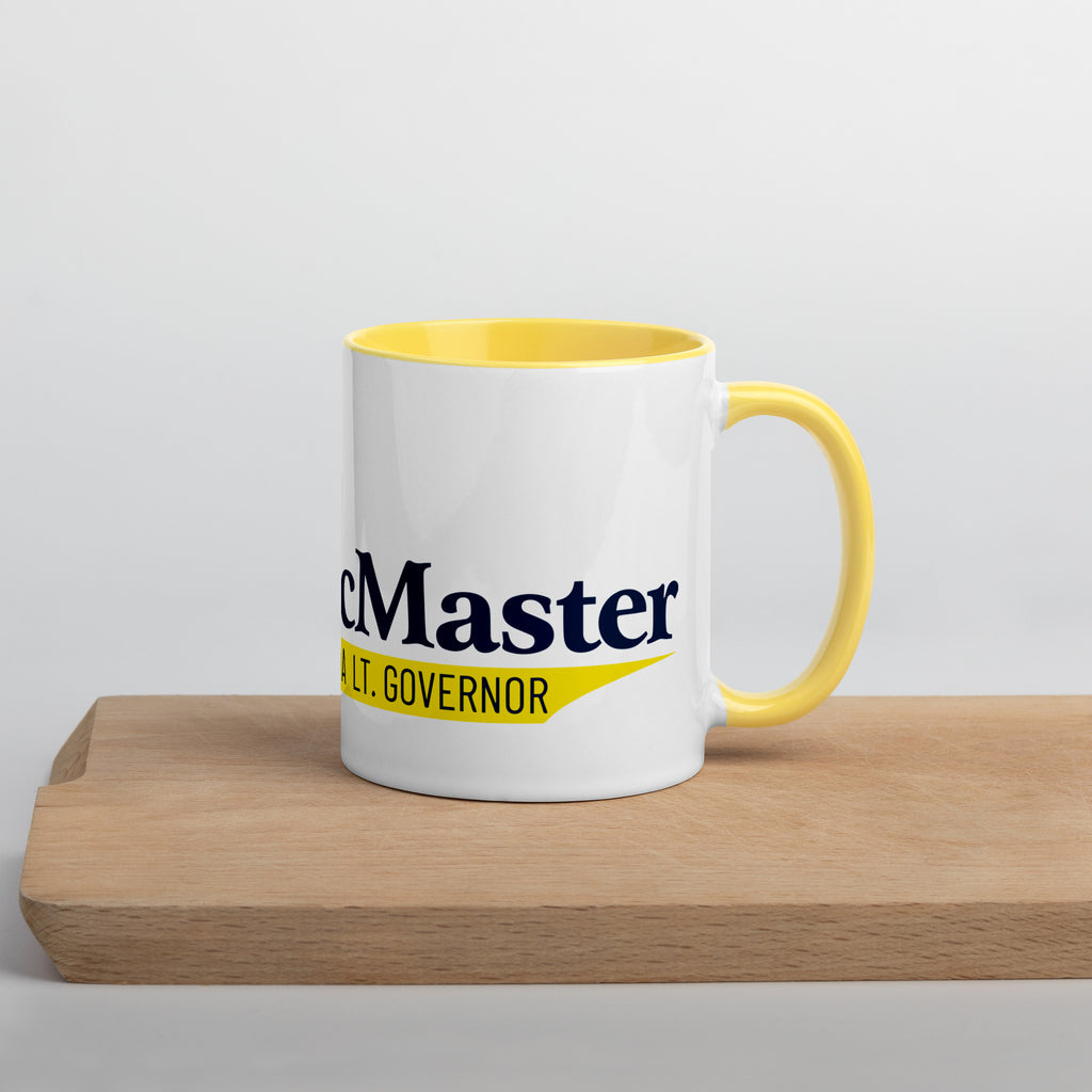 Tim McMaster for Pennsylvania Mug with color inside - Proud Libertarian - Tim McMaster for Pennsylvania