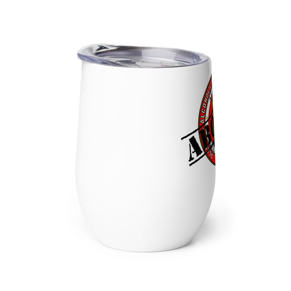 LP Alabama Abolish ABC Wine tumbler - Proud Libertarian - Libertarian Party of Alabama