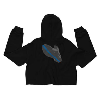 Thin Blue Boot Crop Hoodie - Proud Libertarian - Expressman