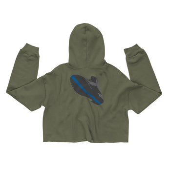 Thin Blue Boot Crop Hoodie - Proud Libertarian - Expressman