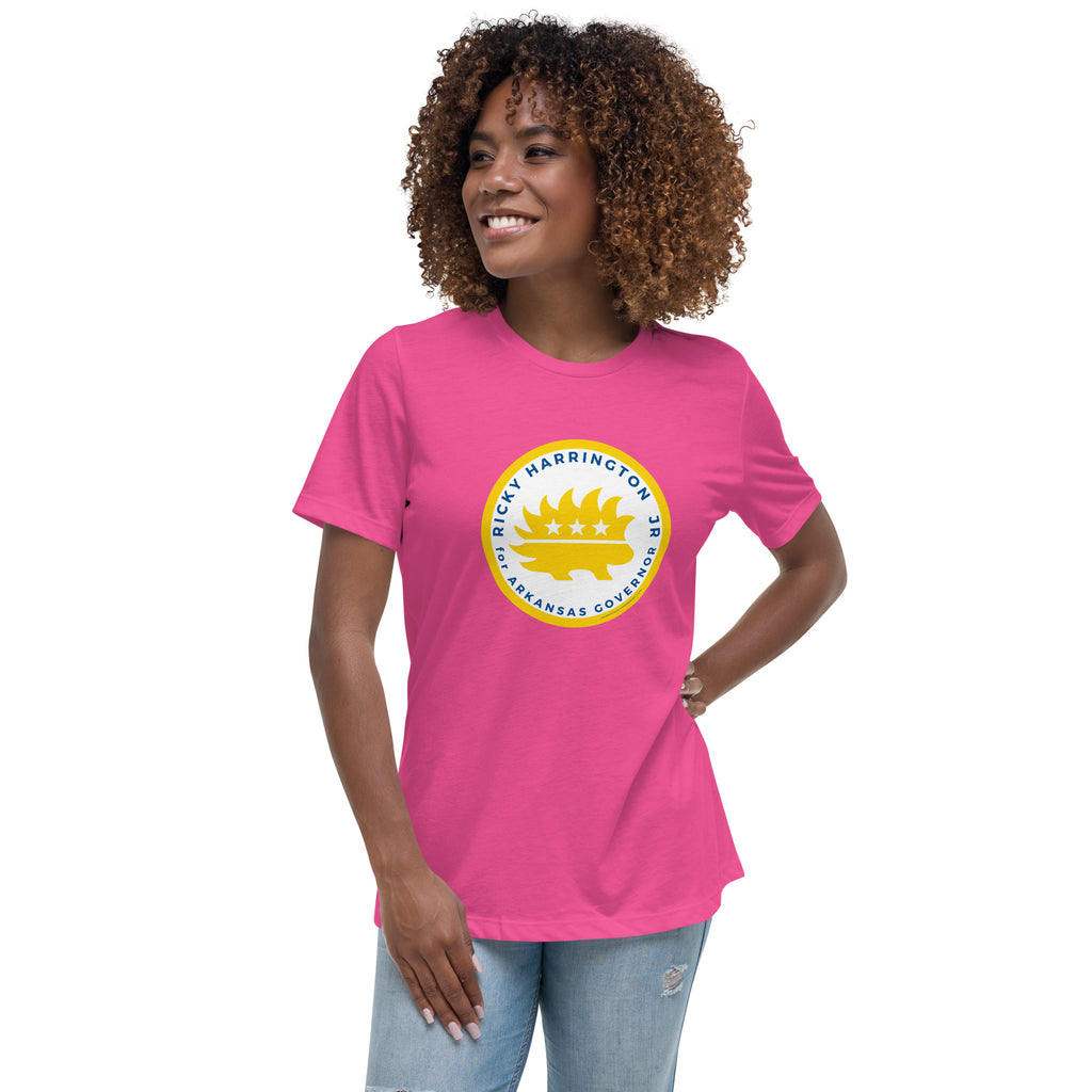 Ricky Harrington for Governor Arkansas Women's Relaxed T-Shirt - Proud Libertarian - Ricky Harrington