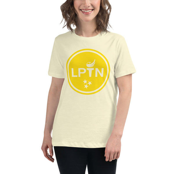 LPTN (Gold) Women's Relaxed T-Shirt - Proud Libertarian - Proud Libertarian