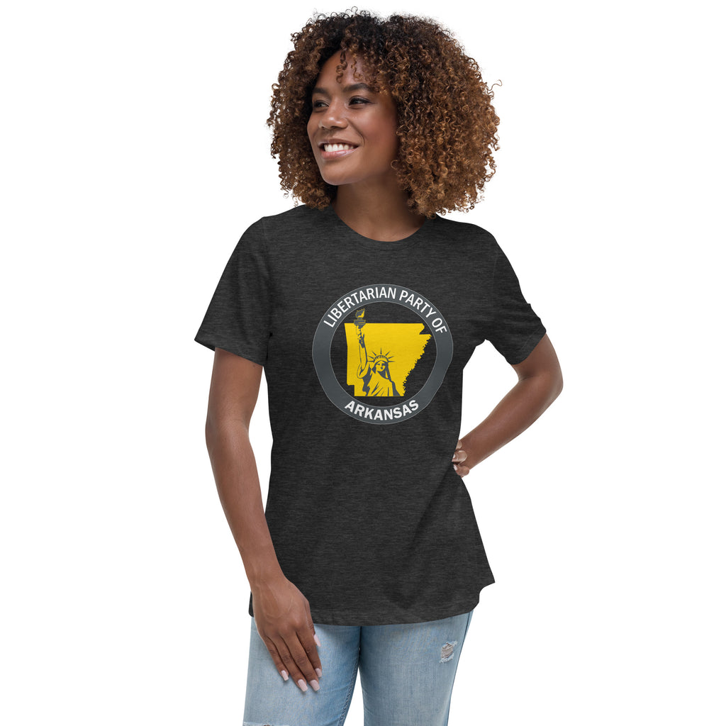 LP Arkansas Women's Relaxed T-Shirt - Proud Libertarian - Libertarian Party of Arkansas