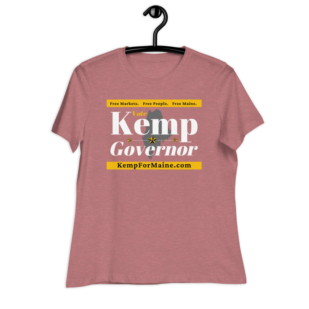 Kemp for Maine Women's Relaxed T-Shirt - Proud Libertarian - Kemp for Maine