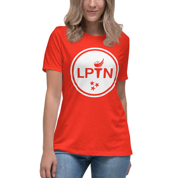 LPTN (White) Women's Relaxed T-Shirt - Proud Libertarian - Libertarian Party of Tennessee