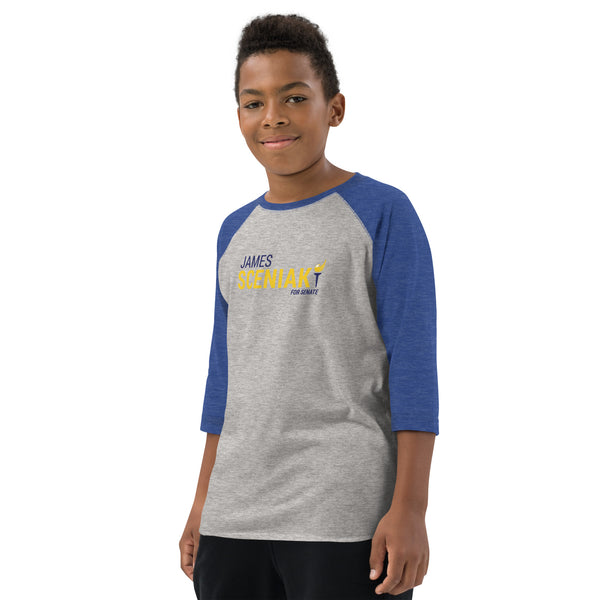 Sceniak for Senate Youth baseball shirt - Proud Libertarian - Sceniak for Senate