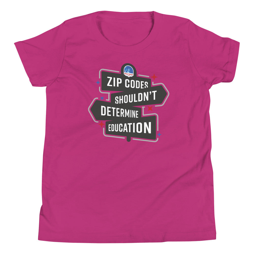 Zip Codes shouldn't determine Education Youth Short Sleeve T-Shirt - Proud Libertarian - The Brian Nichols Show