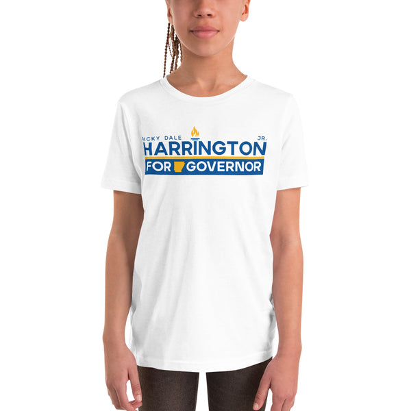 Harrington for Governor Youth Short Sleeve T-Shirt - Proud Libertarian - Ricky Harrington